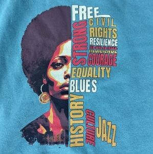 New Women's Civil Rights Equality African American Sweatshirt Size Small